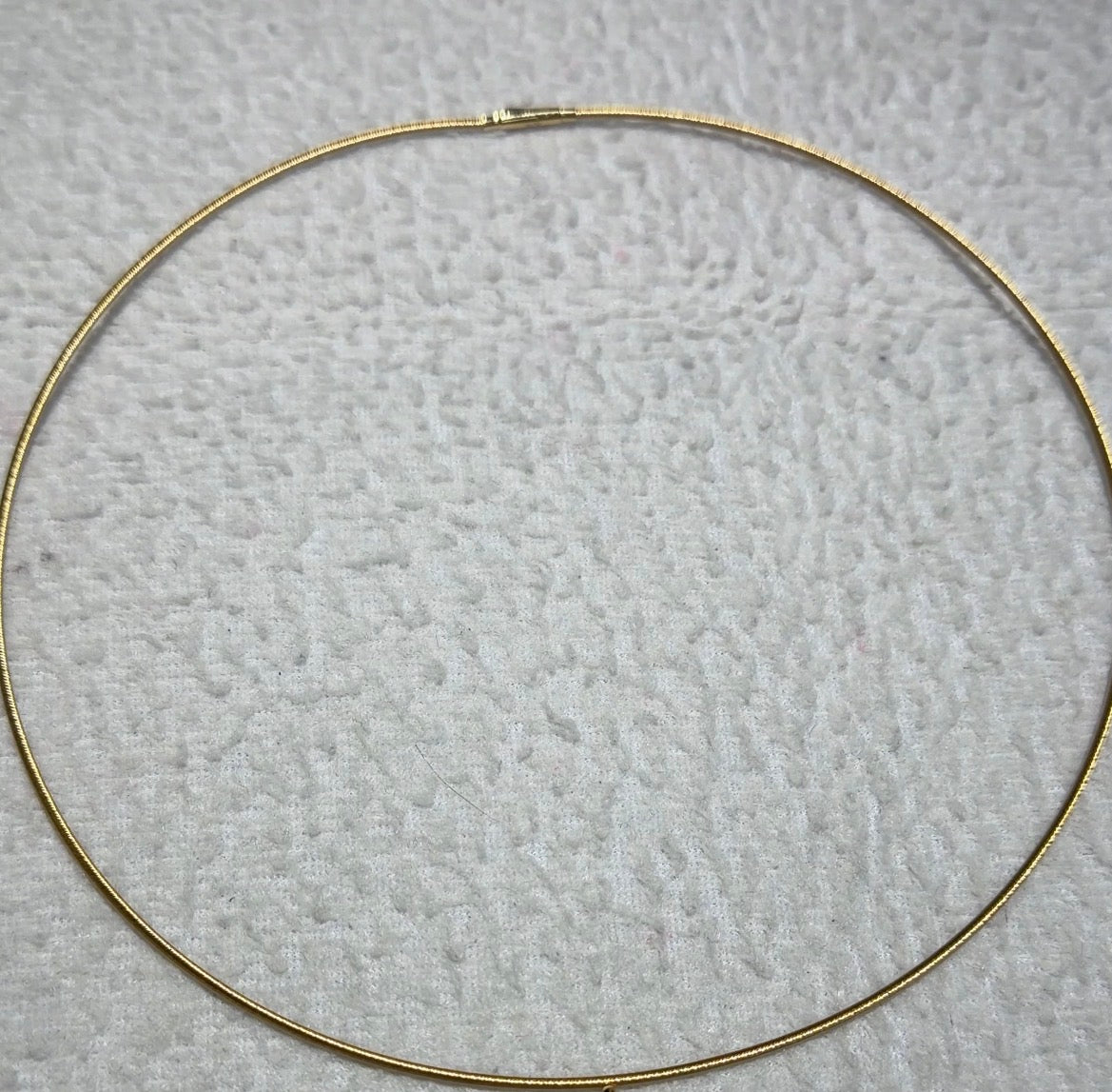 18K Gold Omega Chain 42cm | The Ultimate Versatile Layering Choker
